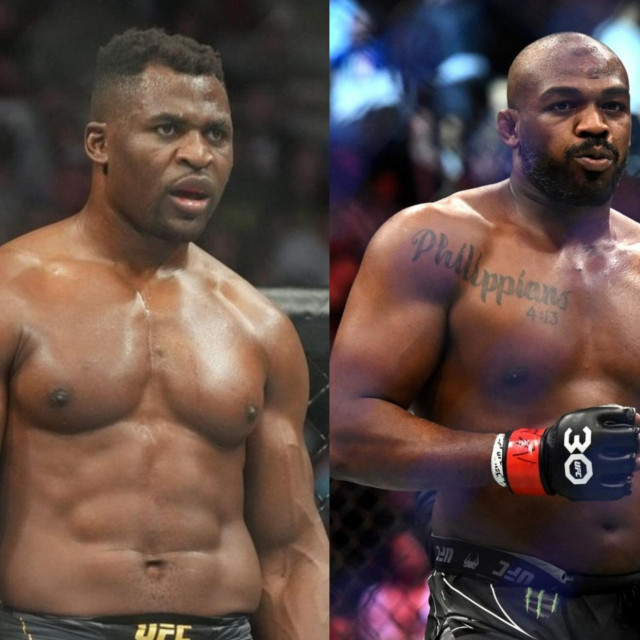 Francis Ngannou i Jon Jones