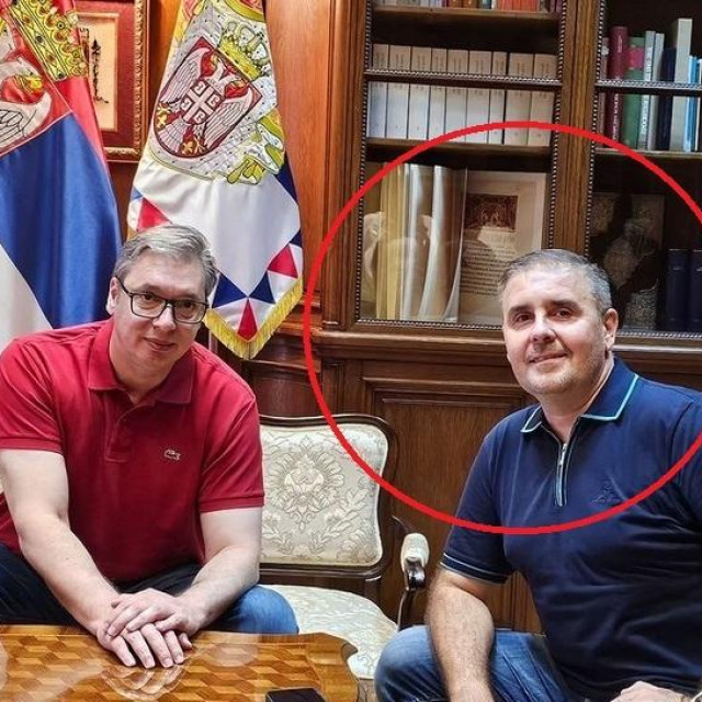 Aleksandar Vučić i Nemanja Berić