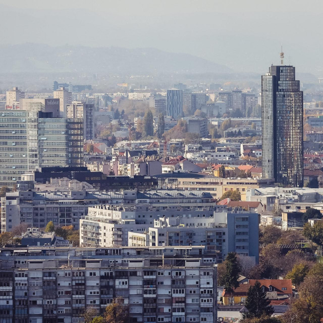 Zagreb, panorama, ilustrativna fotografija