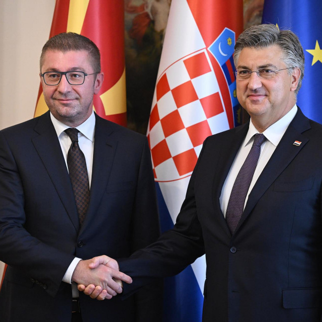 Andrej Plenković i Hristijan Mickoski