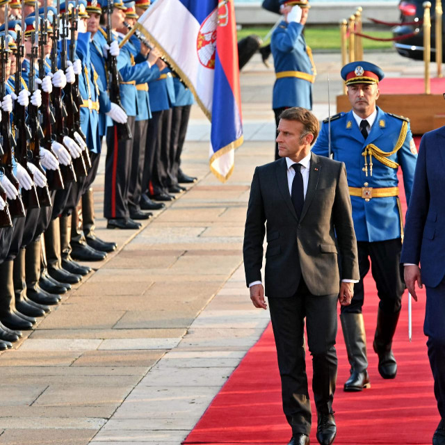 Emmanuel Macron stigao u posjet Srbiji