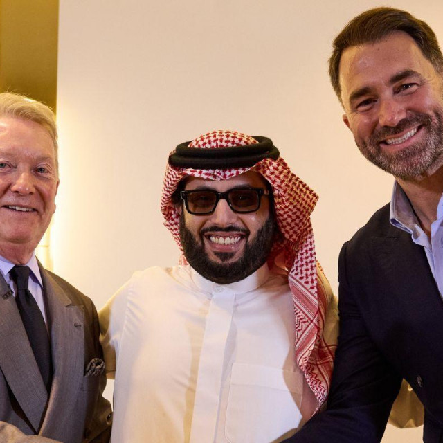 Frank Warren, Turki Alalshikh i Eddie Hearn