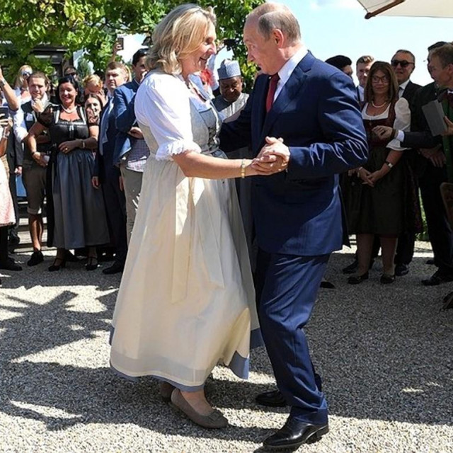 Karin Kneissl i Vladimir Putin