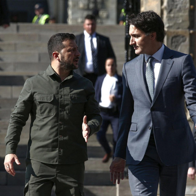 Volodimir Zelenski i Justin Trudeau