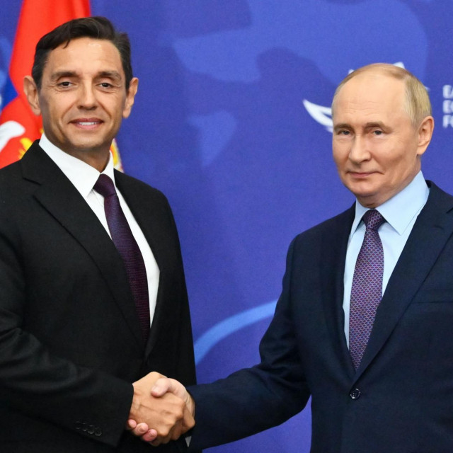 Aleksandar Vulin i Vladimir Putin