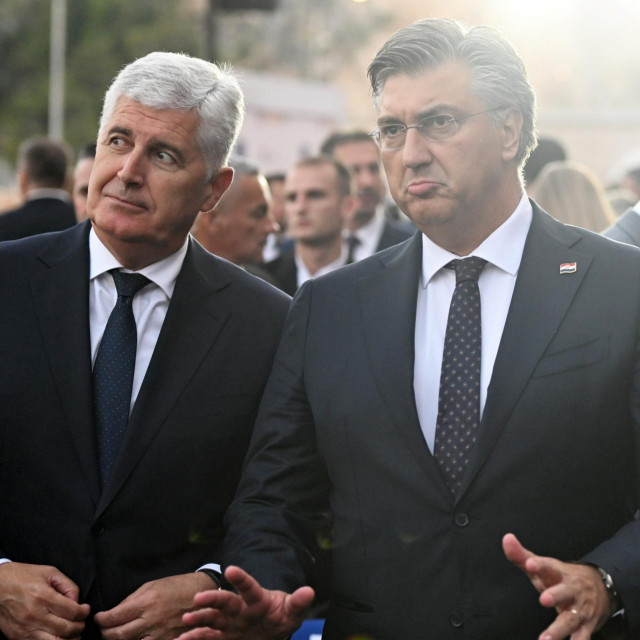 Dragan Čovic i Andrej Plenković