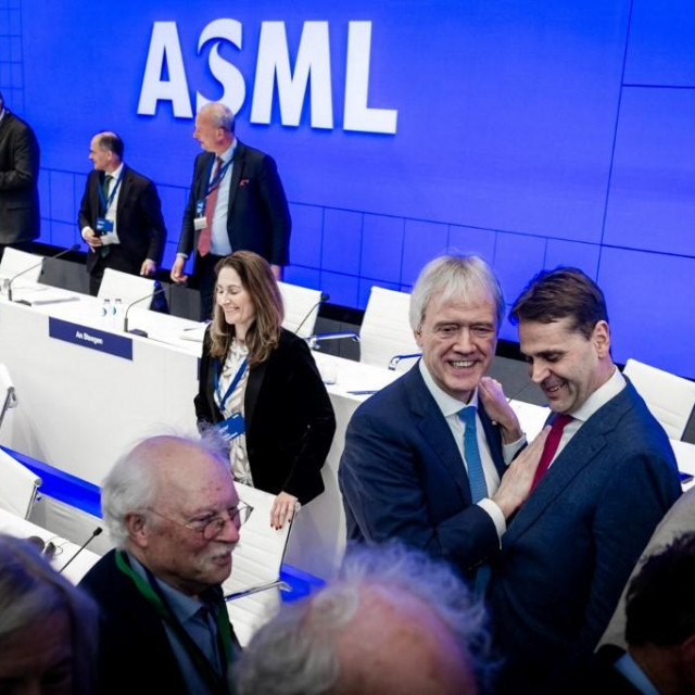 BIvši šef Peter Wennink i izvršni direktor ASML-a Christoph Fouquet