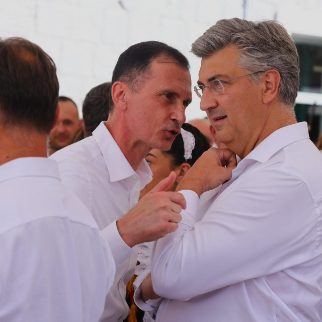 Dragan Primorac i Andrej Plenković