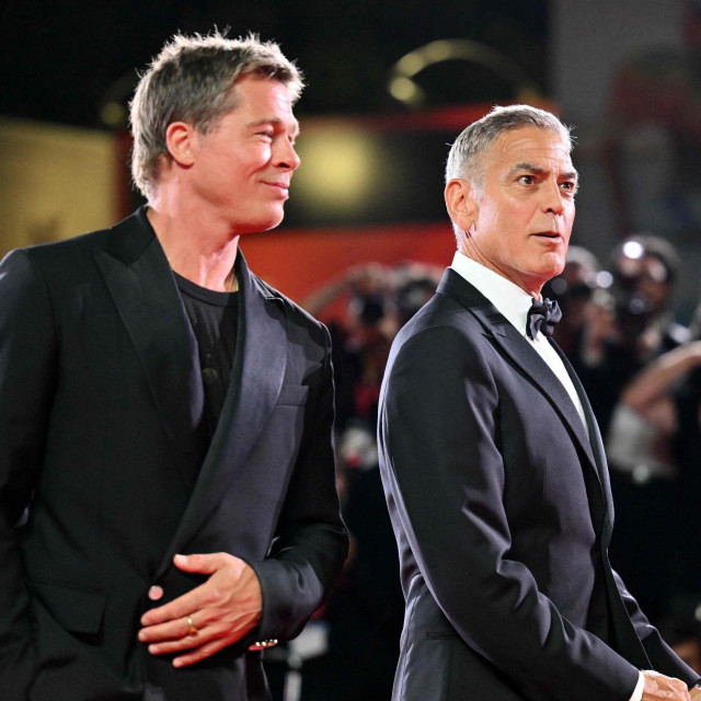 George Clooney i Brad Pitt