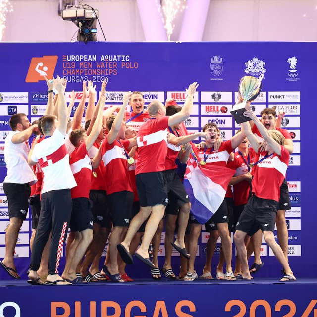 Hrvatska vaterpolo EP U-19 Burgas