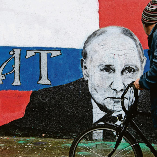 Mural Vladimira Putina u Beogradu