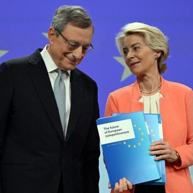 Mario Draghi i Ursula von Der Leyen - izgubljeni dvojac