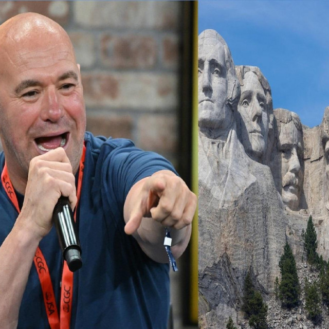 Dana White i Mount Rushmore