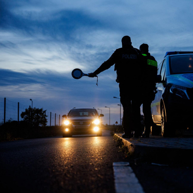 Njemačka policija na granici s Poljskom