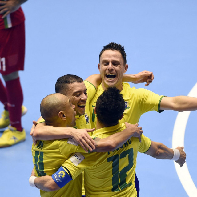 Brazilska futsal reprezentacija, arhivska fotografija iz 2016.