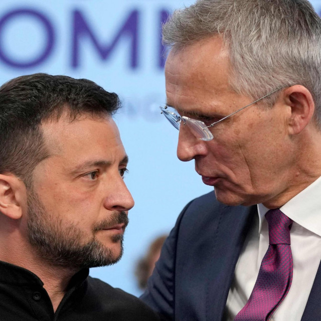 Volodimir Zelenski i Jens Stoltenberg 