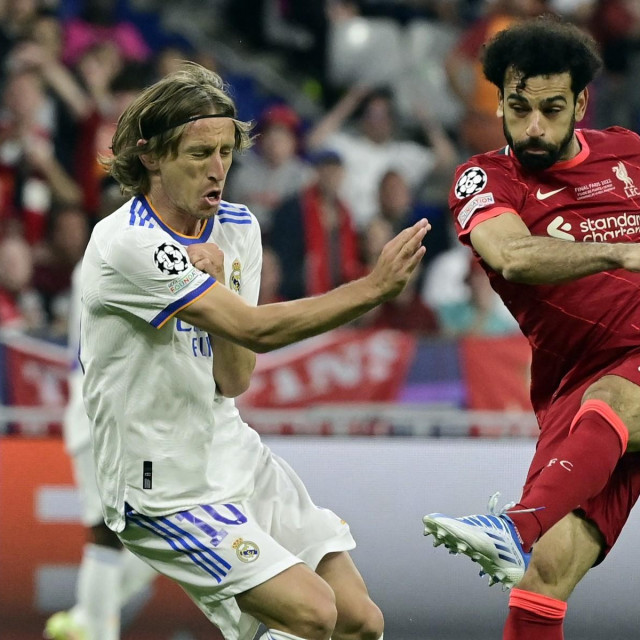 Luka Modrić i Mohamed Salah