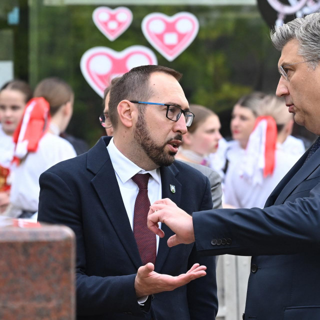 Andrej Plenković i Tomislav Tomašević