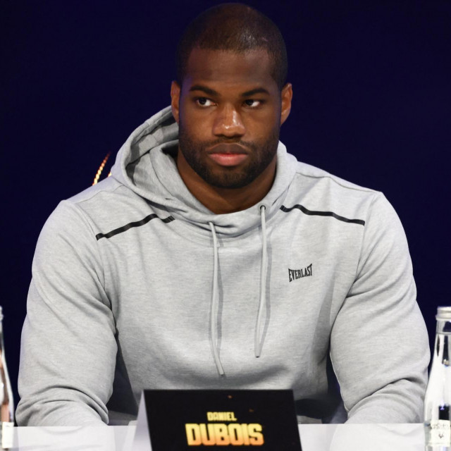 WROCLAW, POLAND - AUGUST 24: Daniel Dubois attends a press conference ahead of the IBF, IBO, WBA and WBO titles heavyweight fight between Oleksandr Usyk and Daniel Dubois in Wroclaw, Poland on August 24, 2023. Jakub Porzycki/Anadolu Agency/ABACAPRESS.COM,Image: 799743022, License: Rights-managed, Restrictions:, Model Release: no, Credit line: AA/ABACA/Abaca Press/Profimedia