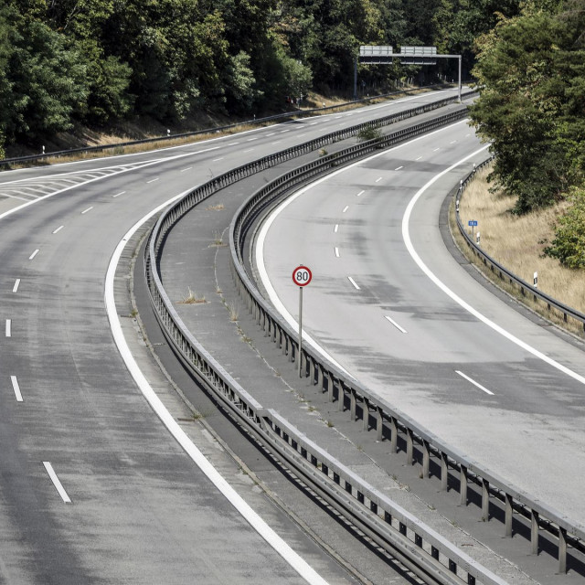 Dio autoceste AVUS u Njemačkoj koja je danas zatvorena