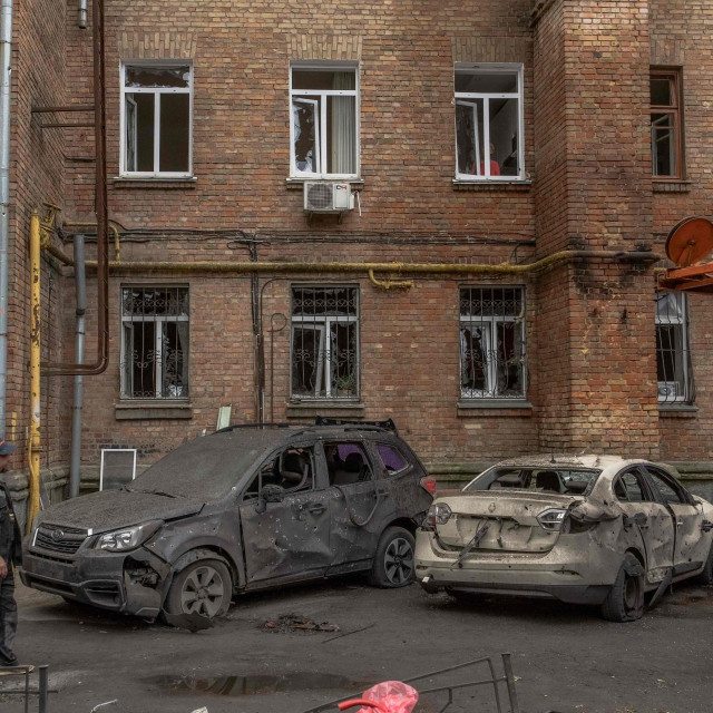 Posljedice napada dronovima na Kijev