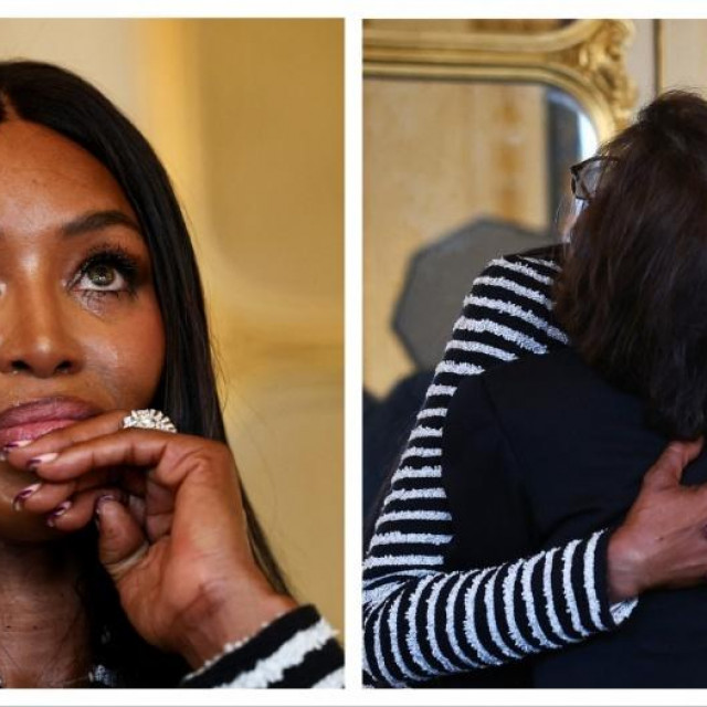 Naomi Campbell grli francusku ministricu kulture