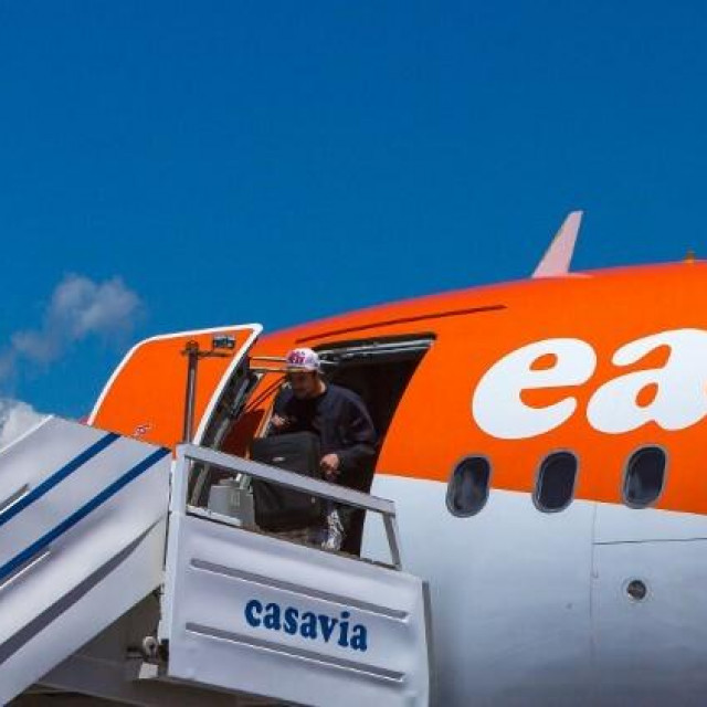 easyJet zrakoplov, ilustrativna fotografija