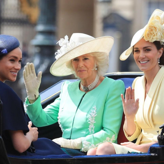 Meghan Markle, Camilla Parker Bowles i Kate Middleton