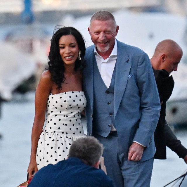 Lilian de Carvalho Monteiro i Boris Becker (arhiva)