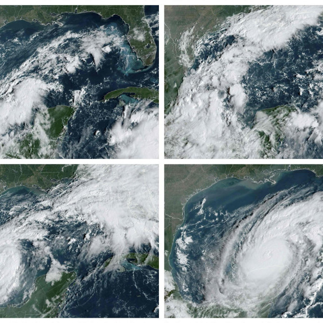 Satelitske snimke koje pokazuju stvaranje uragana Miltona