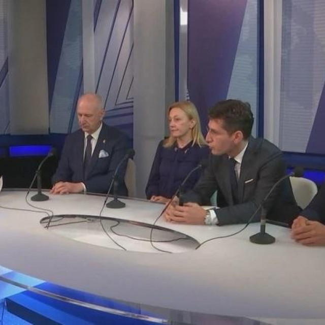 Saborski zastupnici Krešo Beljak (HSS), Andro Krstulović Opara (HDZ), Marijana Petir (NZ) i Zvonimir Troskot (Most)