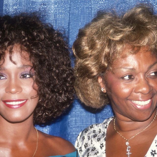 Whitney i Cissy Houston 1990.