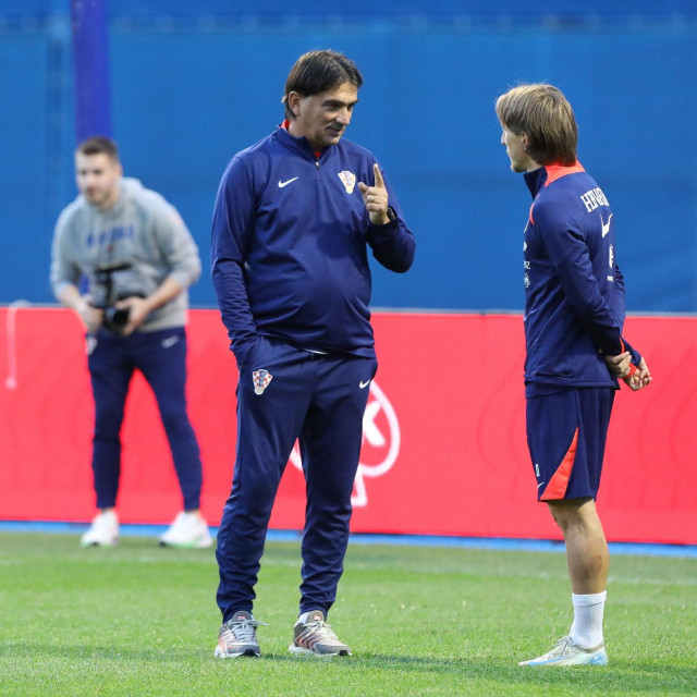 Zlatko Dalić i Luka Modrić