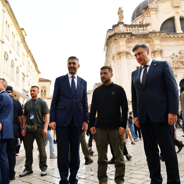  Mato Franković, Andrej Plenković, Volodimir Zelenski