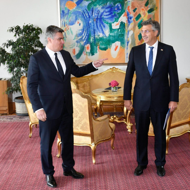 Zoran Milanović i Andrej Plenković