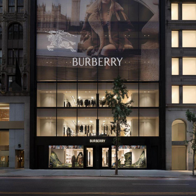 Burberry na Manhattanu