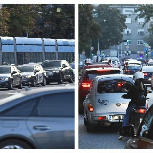 Prometne gužve u Zagrebu