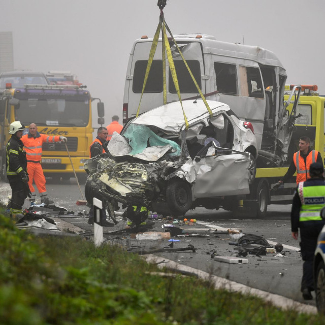 Prometna nesreća na autocesti Rijeka - Zagreb između čvorova Ravna Gora i Vrbovsko