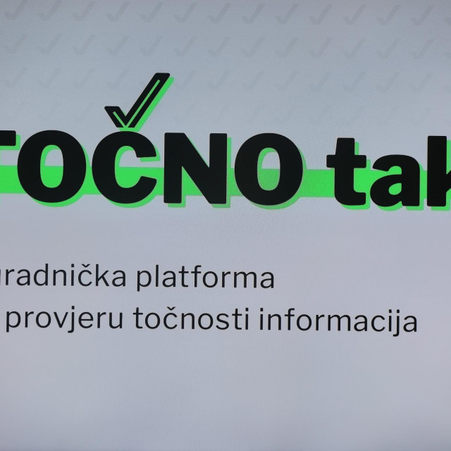 Promocija središnje nacionalne internetske platforme za provjeru točnosti informacija Točno tako.