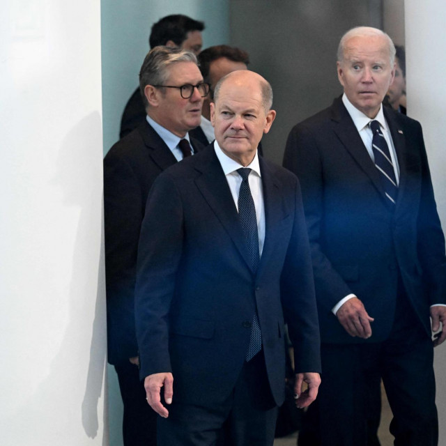 Olaf Scholz i Joe Biden 