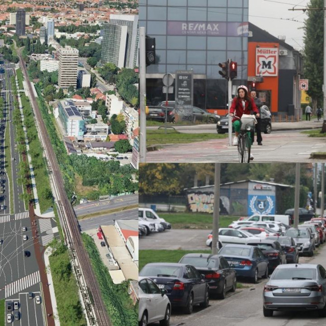 Šarengradska (vizualizacija lijevo) kreće s gradnjom 2026. godine, na trasi je nekoliko objekata koji će se rušiti