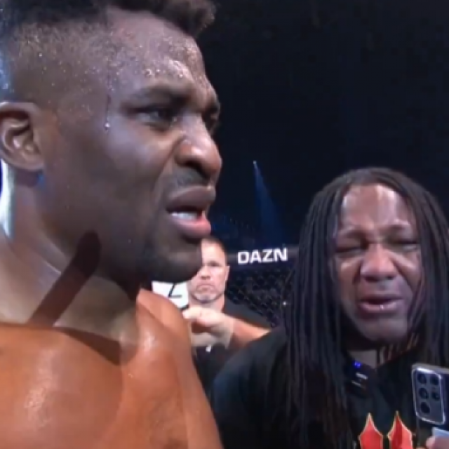 Francis Ngannou i Dewey Cooper