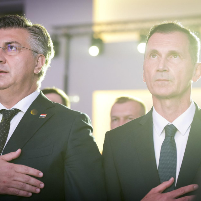 Andrej Plenković i Dragan Primorac