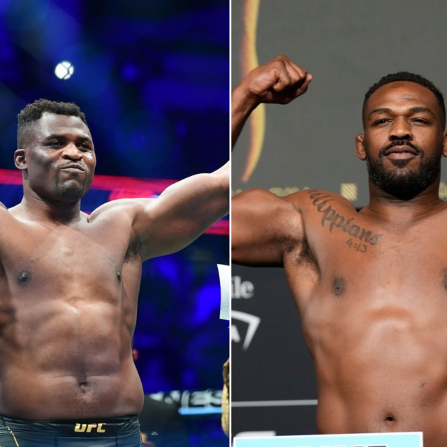 Francis Ngannou i Jon Jones