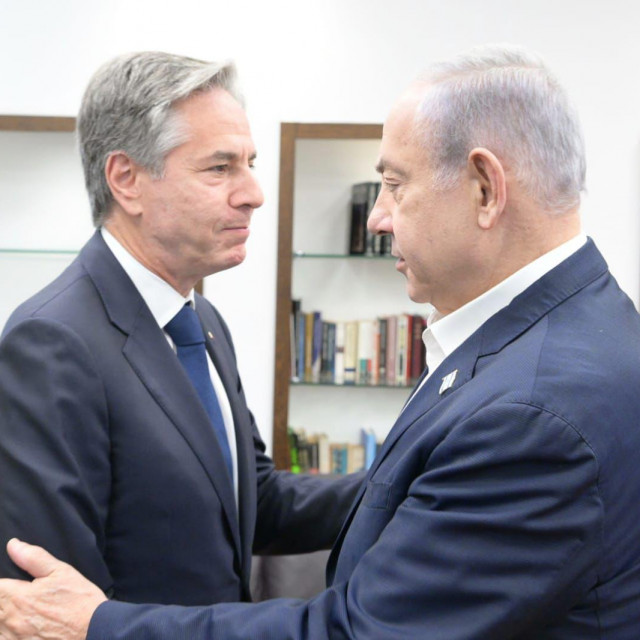 Antony Blinken i Benjamin Netanyahu