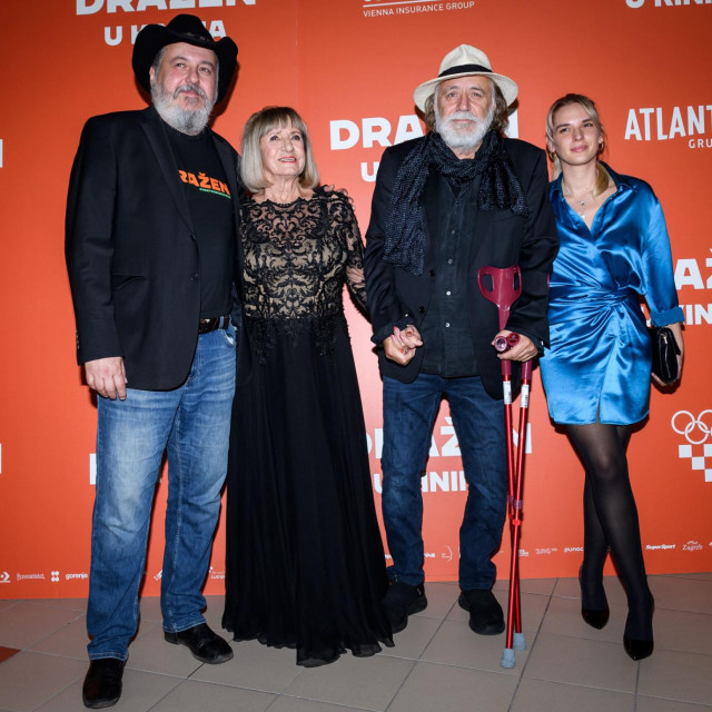 Danilo Šerbedžija, Biserka Petrović, Rade Šerbedžija, Romina Tonković