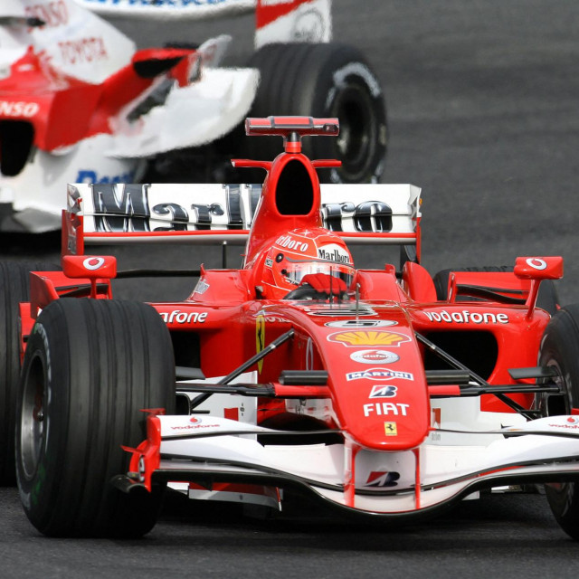 Schumacher u Ferrariju 248 F1 tijekom VN Japana 2006.