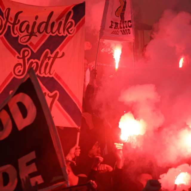 Torcida na utakmici Slaven Belupo - Hajduk