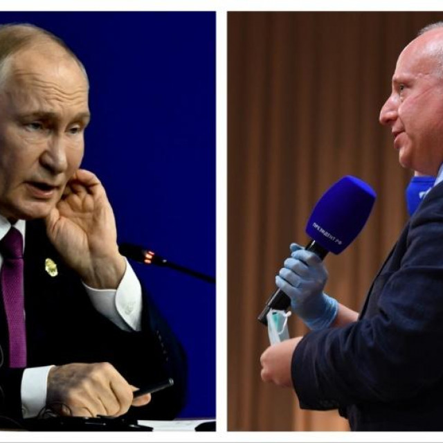 Vladimir Putin i Steve Rosenberg, novinar BBC-ija