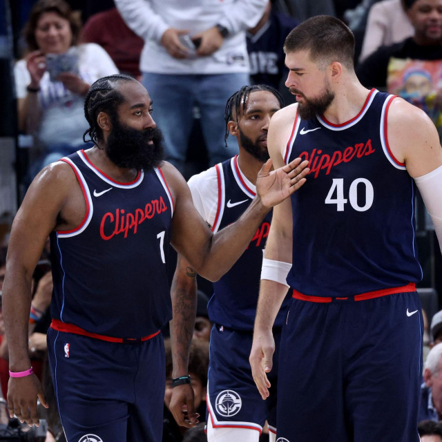 James Harden i Ivica Zubac